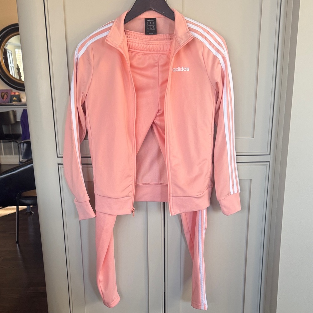 Adidas Kids Coral Jacket and Pants Set